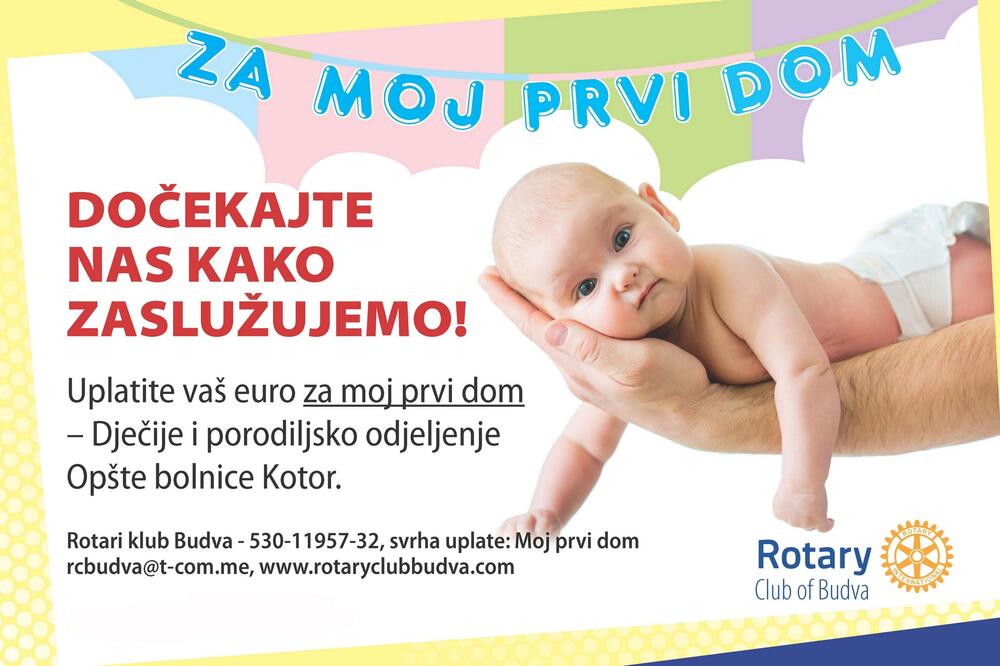 Akcija Moj prvi dom, Foto: Rotari klub Budva