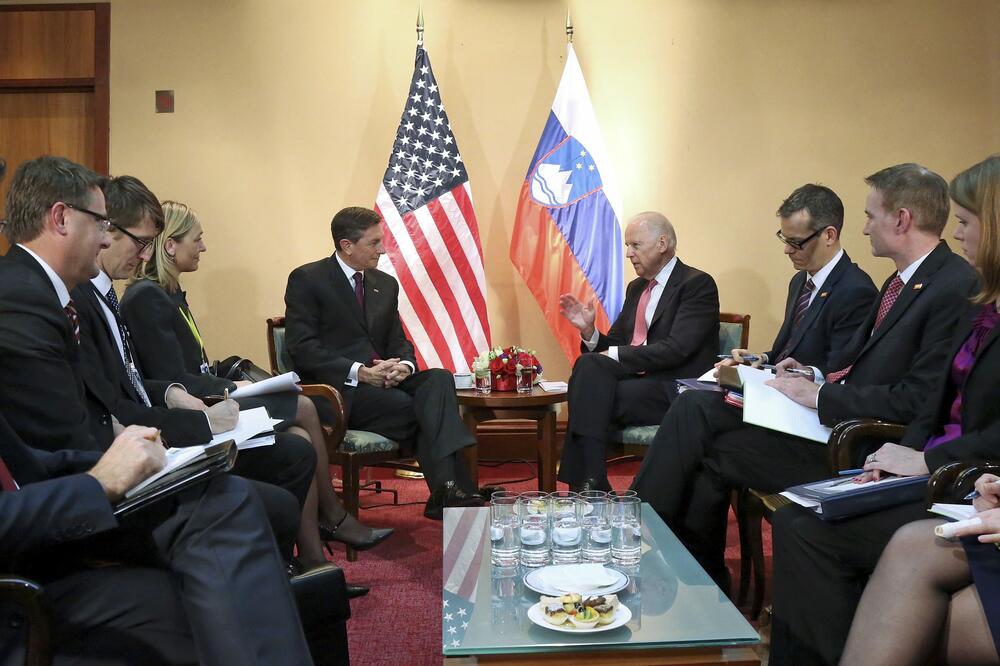 Džo Bajden, Borut Pahor, Foto: Reuters