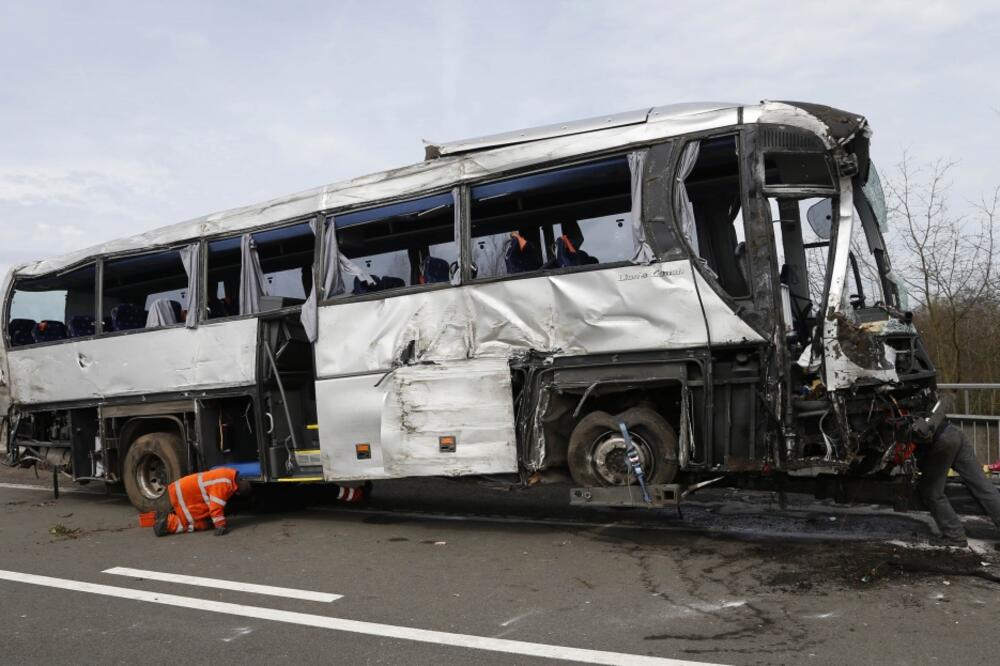 Autobuska nesreća u Belgiji, Foto: Reuters