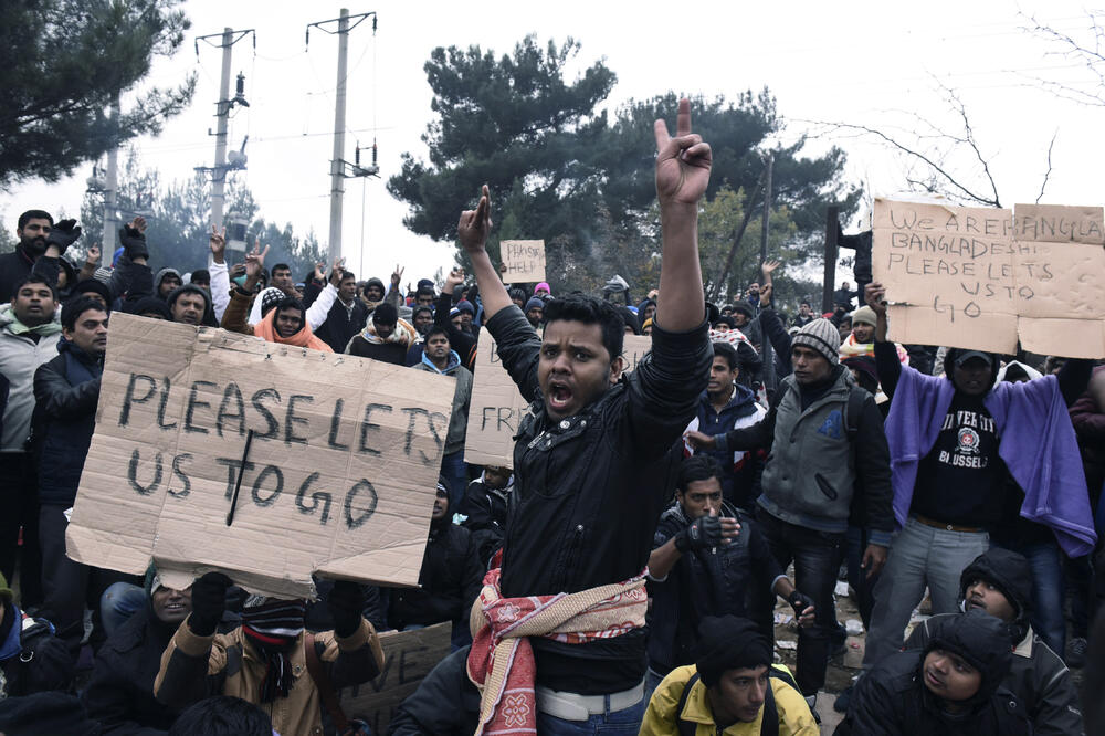 Idomeni izbjeglice, Foto: Beta/AP