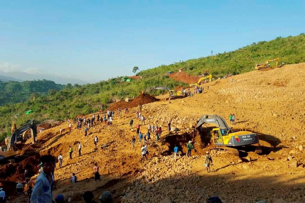 Mjanmar odron, Foto: Reuters