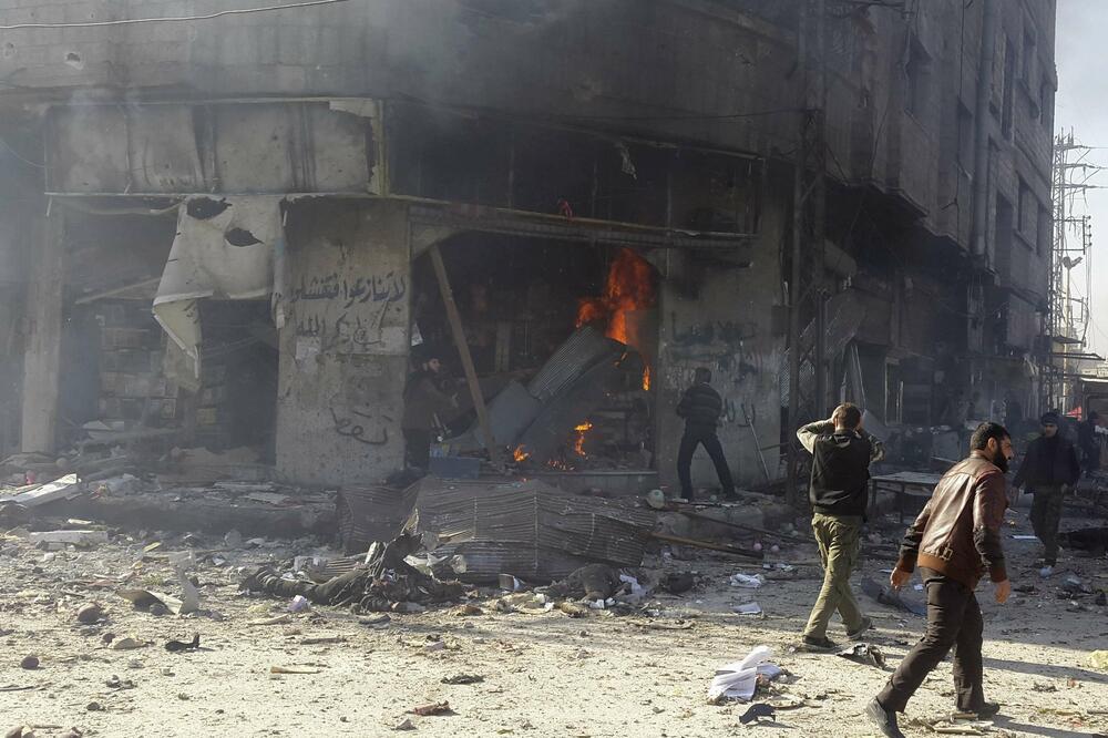 Damask bombardovanje, Foto: Reuters