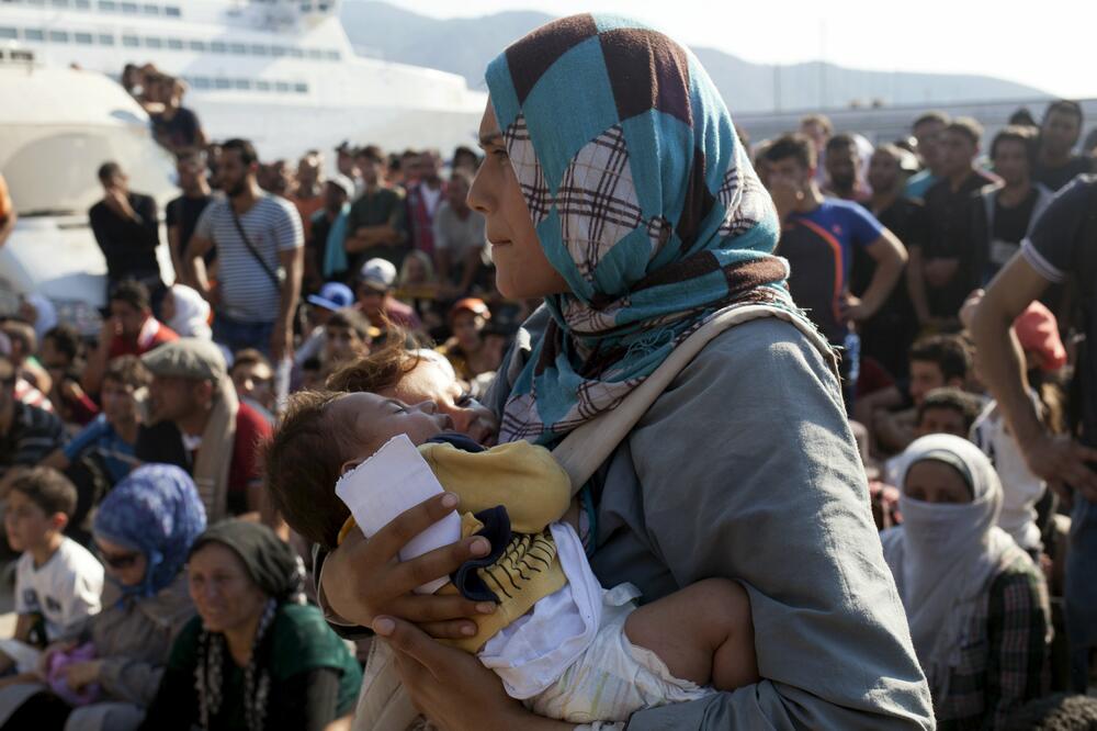 Grčka, Lezbos imigranti, Foto: Reuters