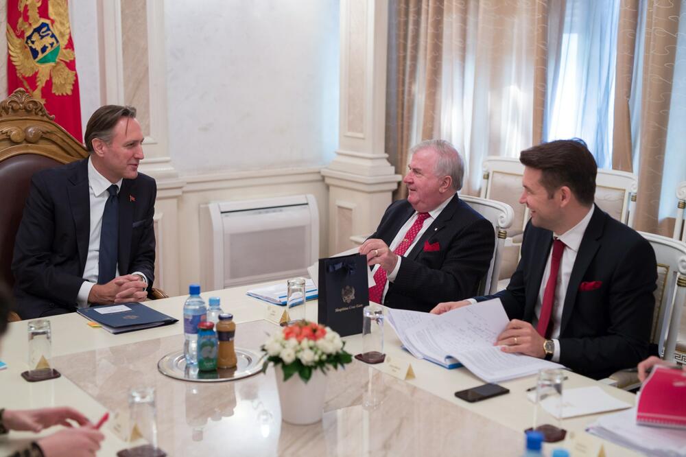 Teri Lejden, Ranko Krivokapić, Foto: Skupština Crne Gore