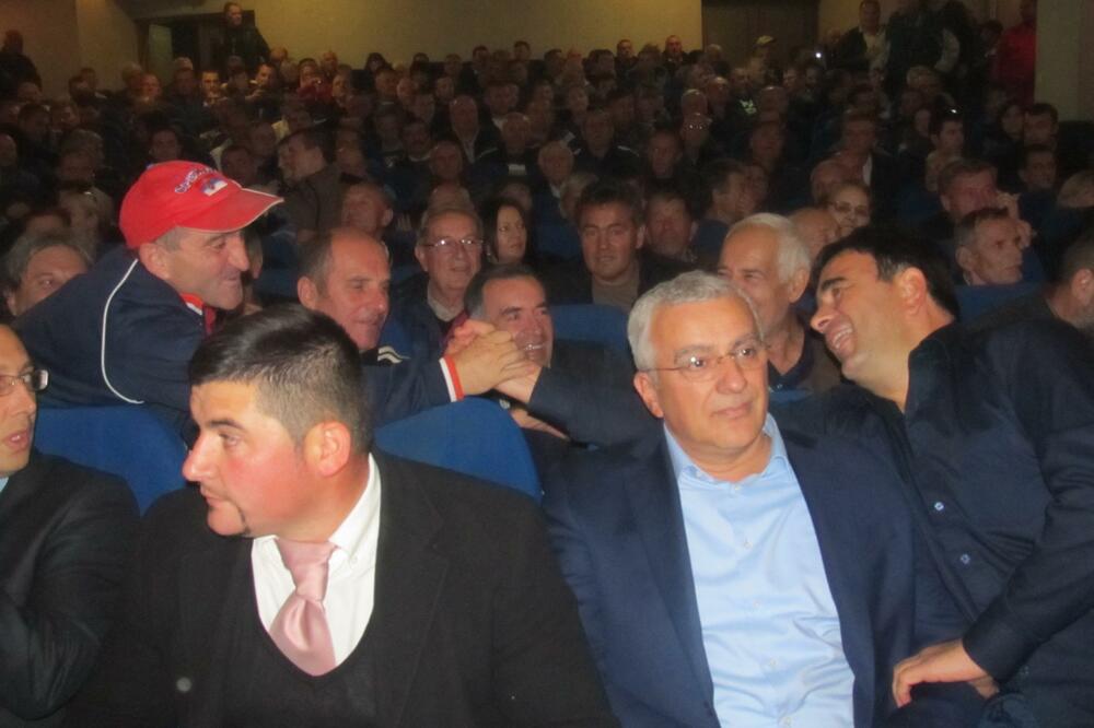 Demokratski front tribina Bijelo Polje, Foto: Jadranka Ćetković