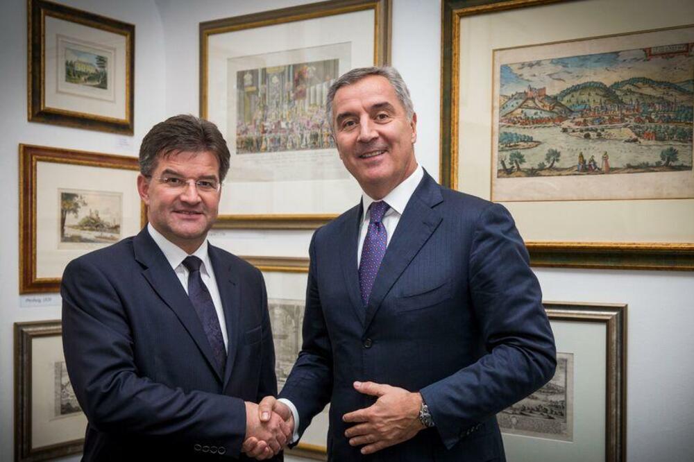 Miroslav Lajčak, Milo Đukanović, Foto: Gov.me