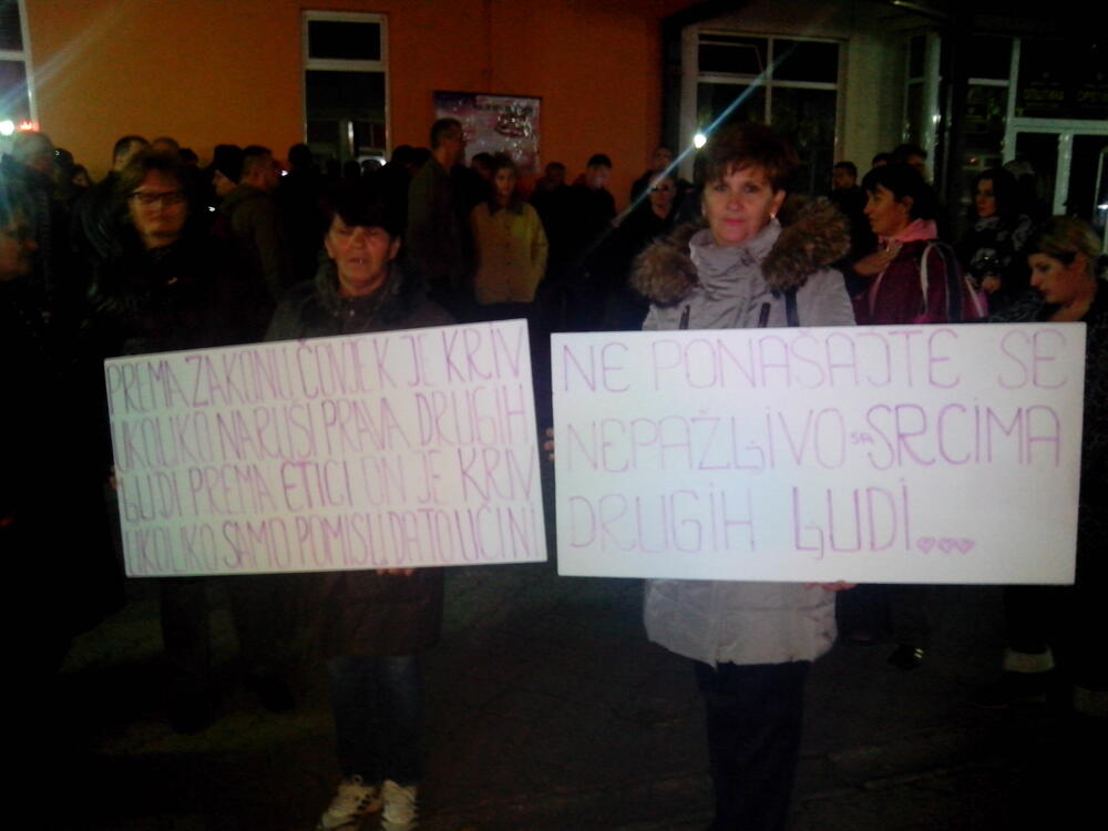 Bijelo Polje, protest
