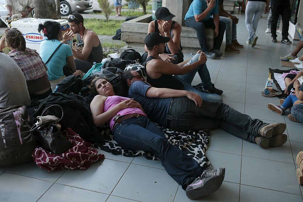 Kubanski migranti, granica Nikaragve i Kostarike, Foto: Reuters