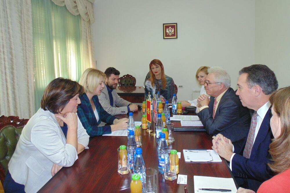 Jan Viting, Jadranka Vojinović, Foto: MUP Crne Gore