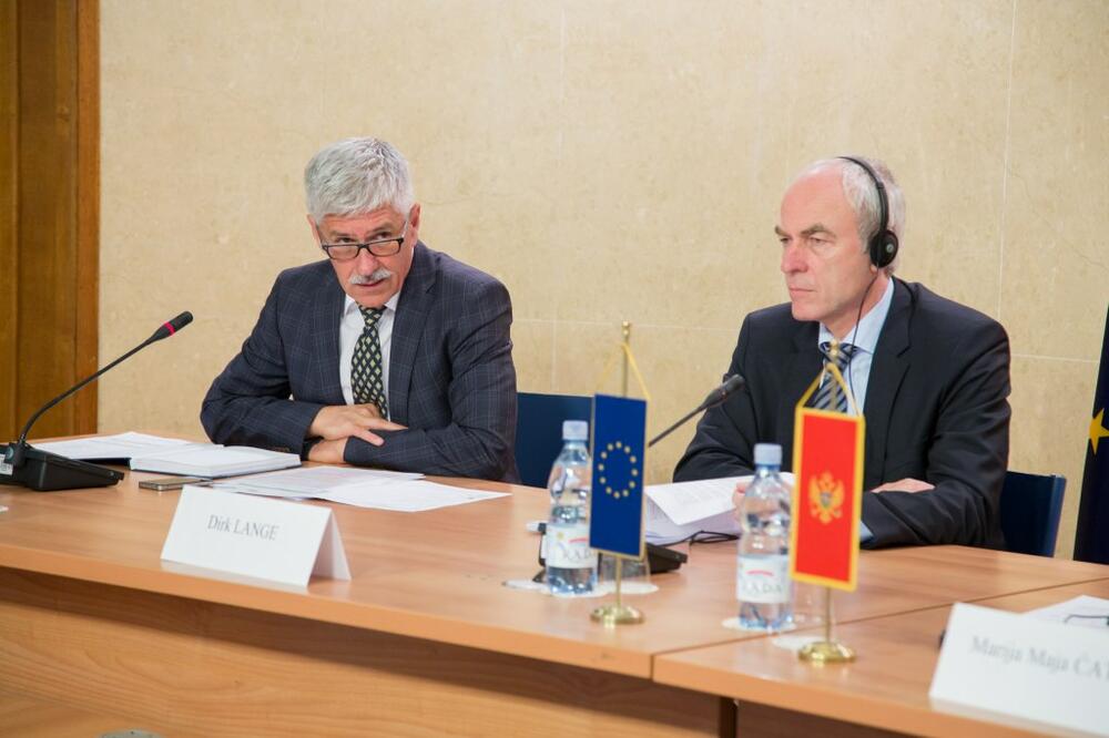 Mitja Drbnič, Dirk Lange, Foto: Skupština Crne Gore