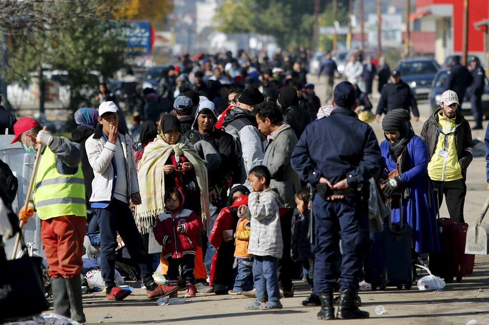 Preševo migranti, Foto: Reuters