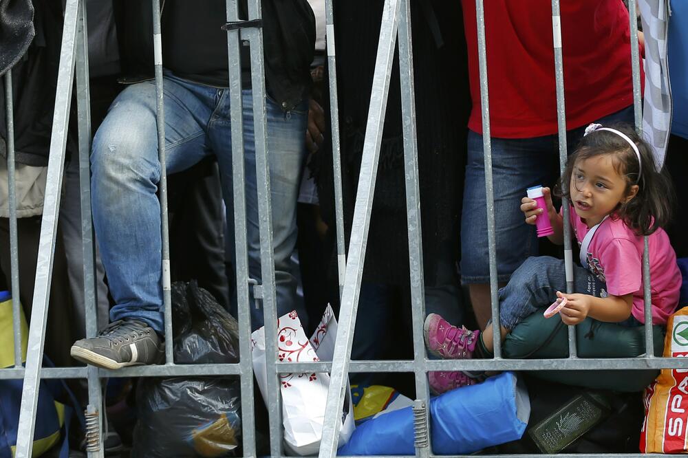 Izbjeglice, migranti, Slovenija , Bregane, Foto: Reuters