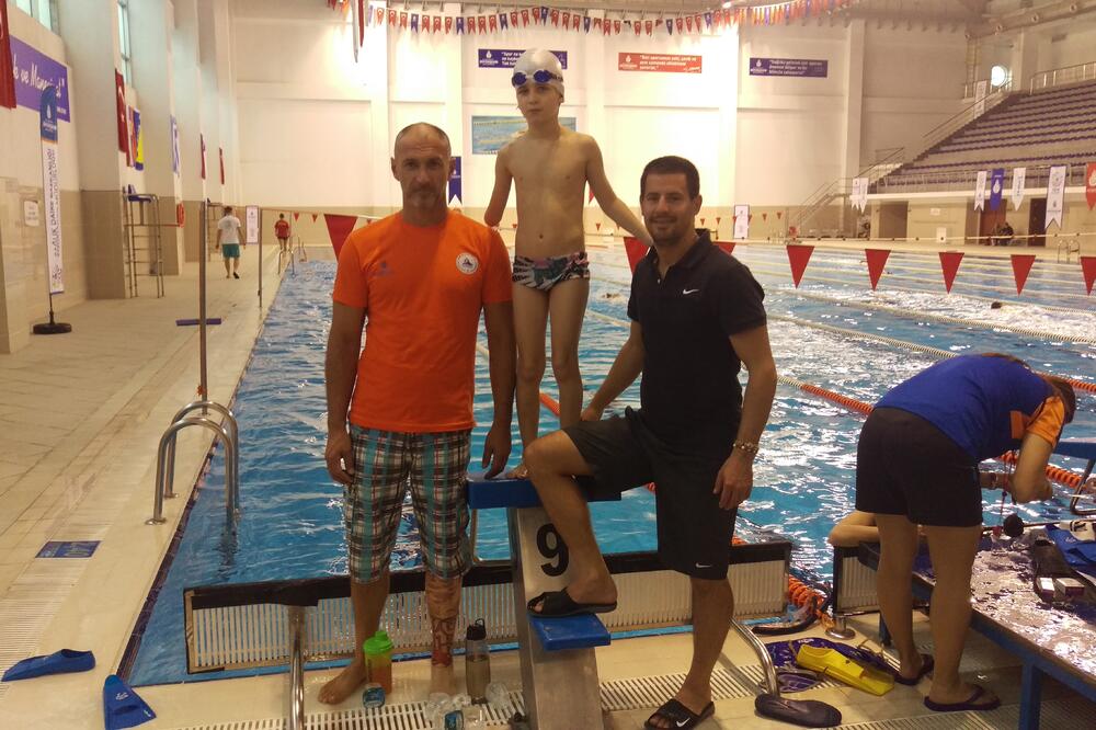 Đurović stayed at a swimming camp in Istanbul