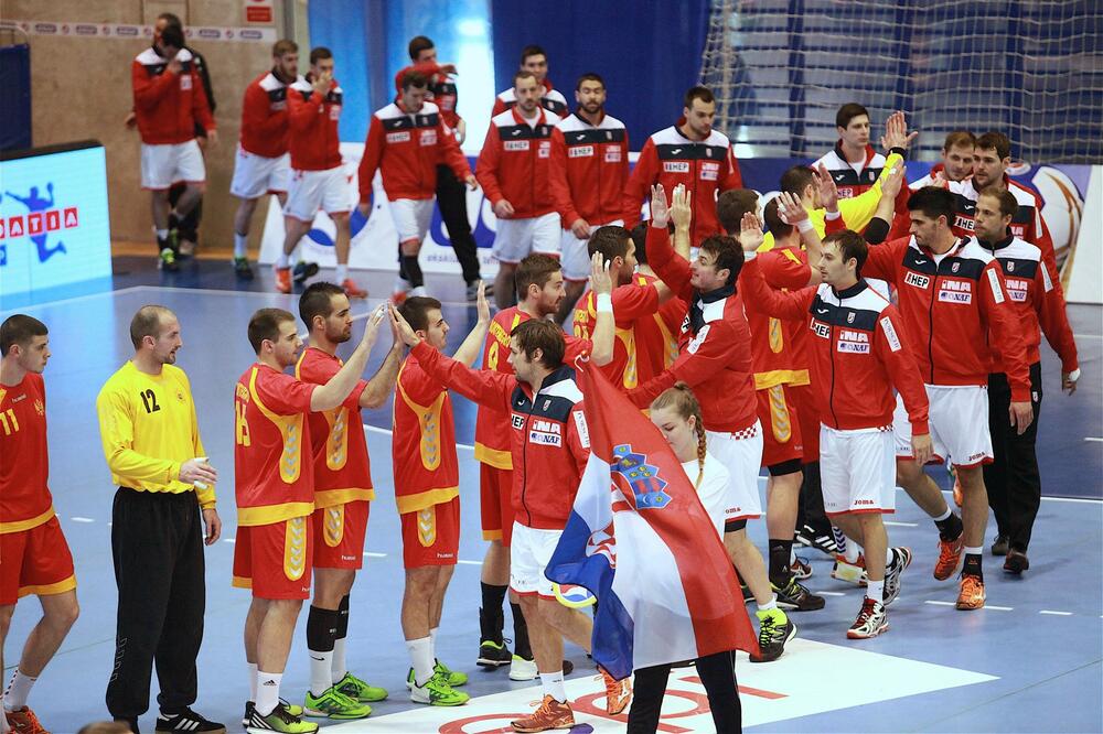 Rukometaši Crne Gore i Hrvatske, Foto: Hrvatski rukometni savez