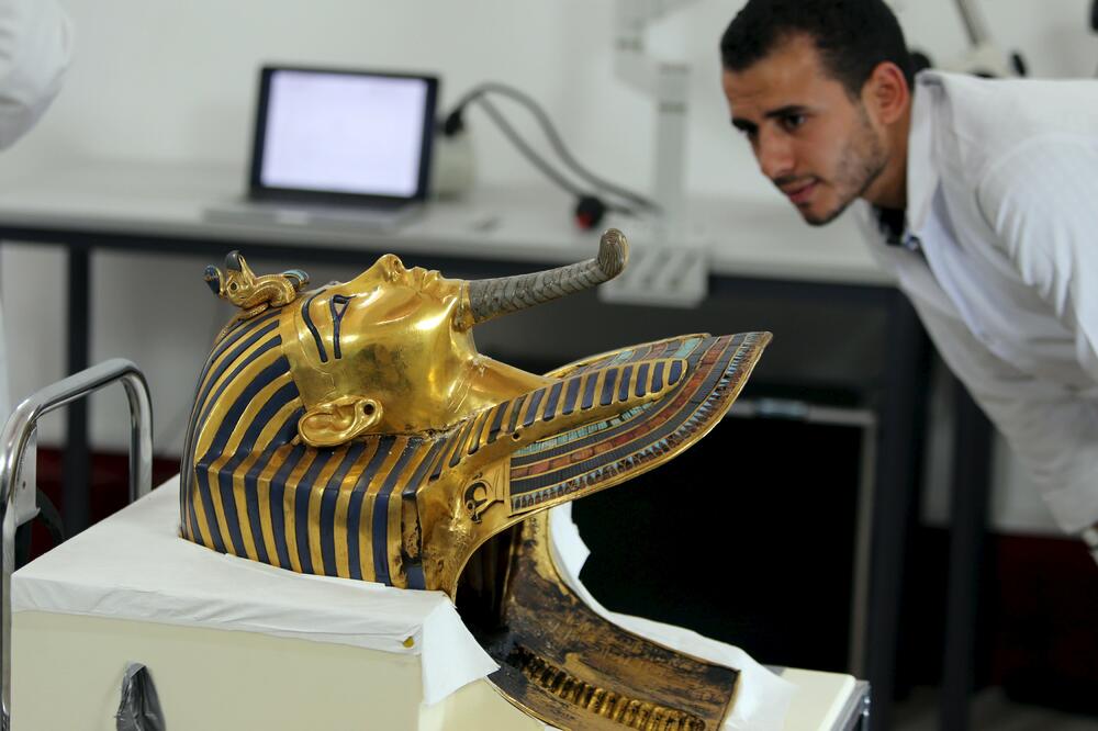 Tutankamon maska, Foto: Reuters