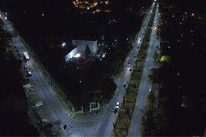 Cetinje: Prvi rezultati instalalcije solarne rasvjete na gradskom...