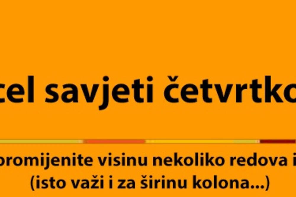 savjeti excel, Foto: 2BI