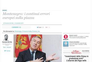 Italijanski "Fatto Quotidiano": Đukanović je sličan Erdoganu