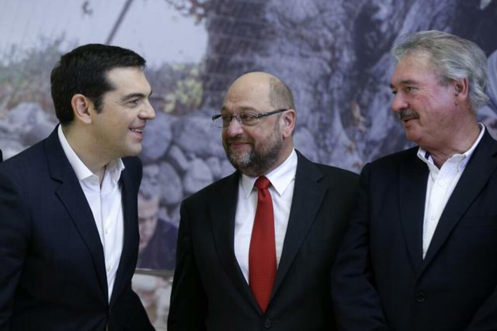 Aleksis Cipras, Martin Šulc, Žan Aselborn, Foto: Beta-AP