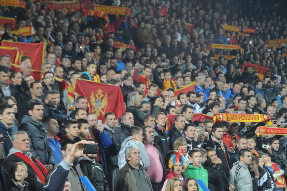 Crna Gora - Švedska navijači, Foto: Vijesti