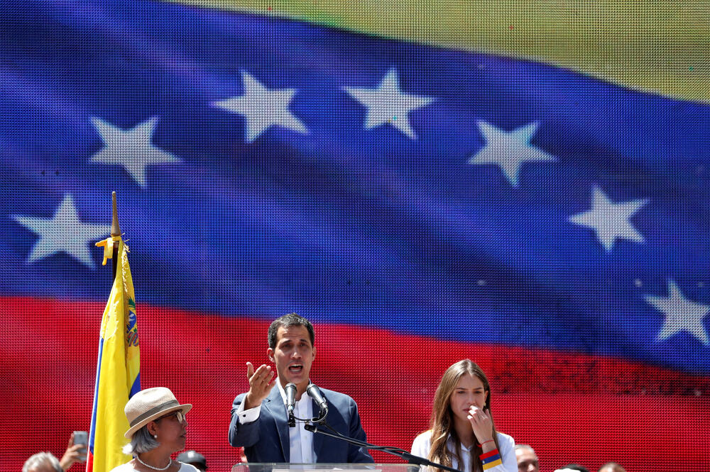 Samoproglašeni predsjednik na skupu opozicije: Gvaido, Foto: Reuters