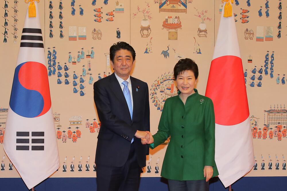 Šinzo Abe, Park Geun-Hje, Foto: Reuters