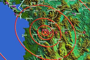 Zemljotresi jutros potresali Balkan, drmalo i u Crnoj Gori