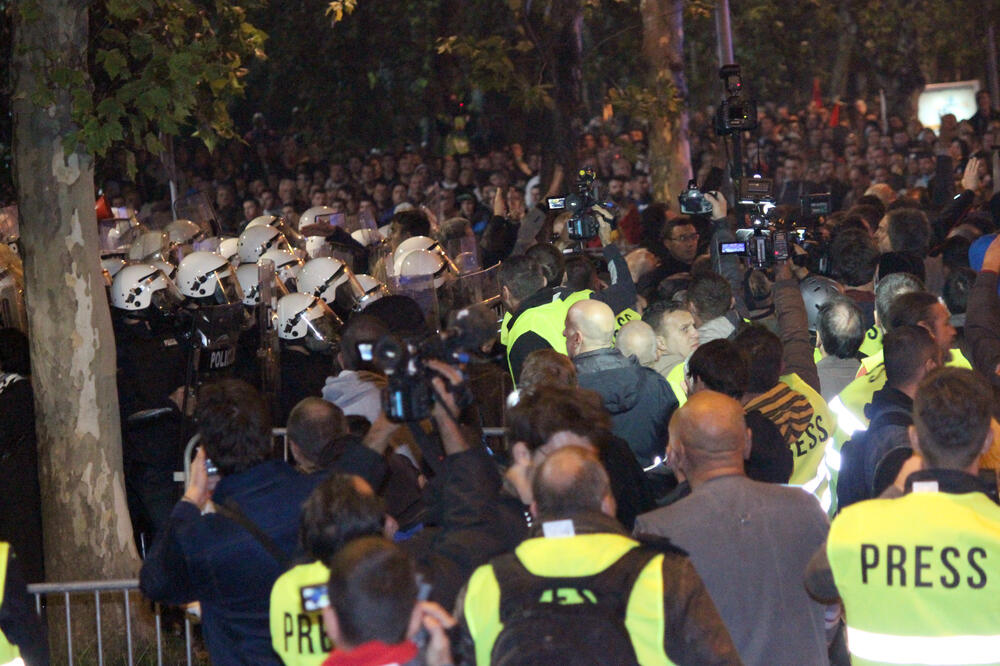 Df protest, Foto: Savo Prelević