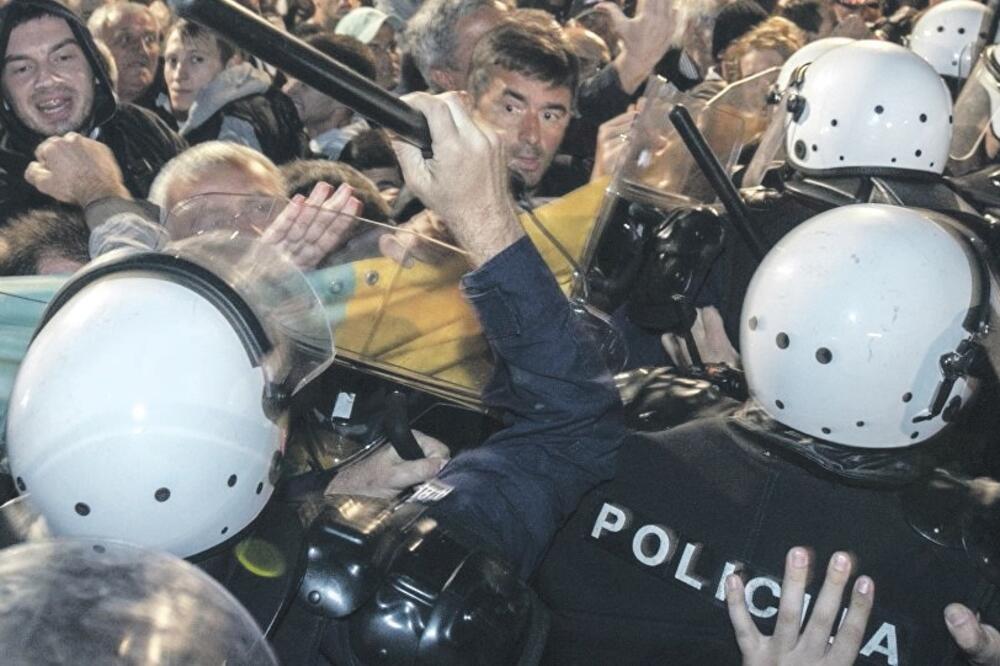 protesti DF, Foto: Savo Prelević