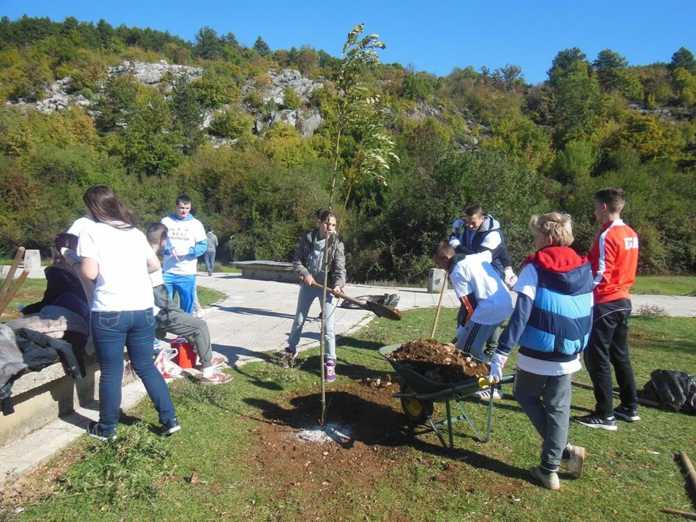 Nikšić šetalište, uređenje