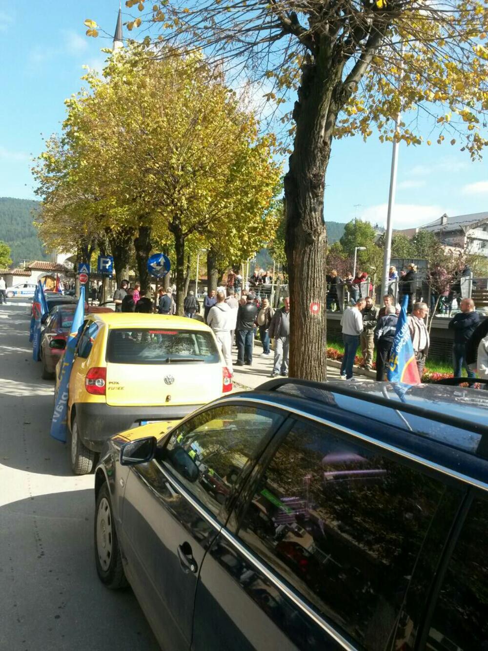 Pljevlja, protest DF