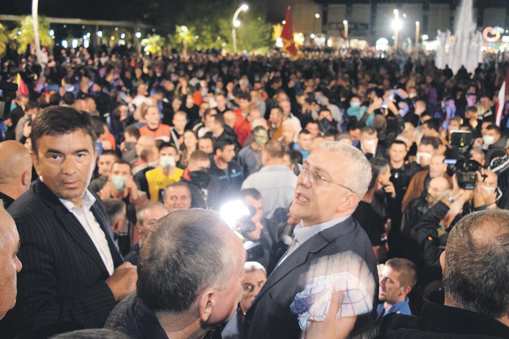 Protesti DF (Novine), Foto: Savo Prelević