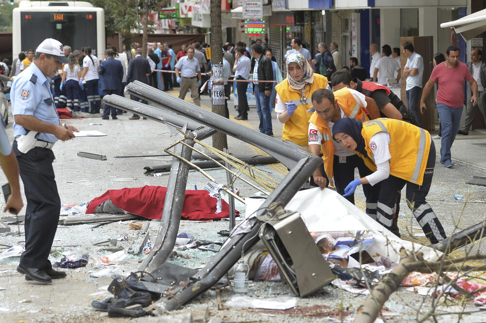 Ankara eksplozija, Foto: Beta/AP