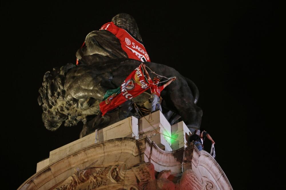Benfika slavlje, Foto: Reuters