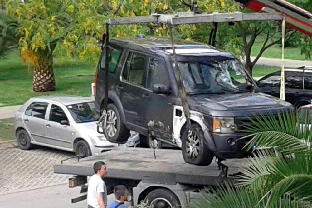 požar, džip Veselina Bujića, Foto: Privatna arhiva