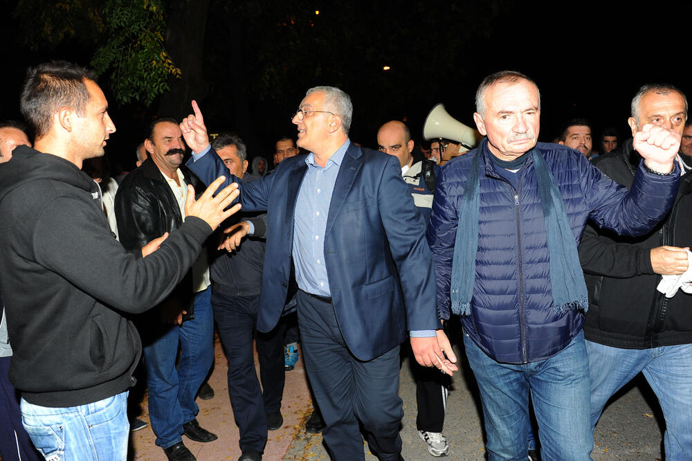 DF protesti, Andrija Mandić, Branko Radulović, Foto: Zoran Đurić