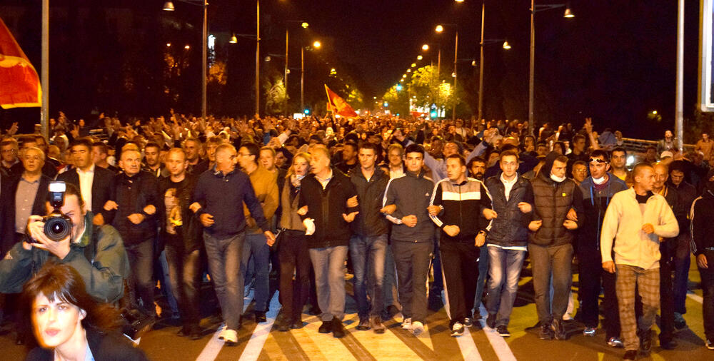 DF protesti, Nebojša Medojević, Andrija Mandić, Milan Knežević