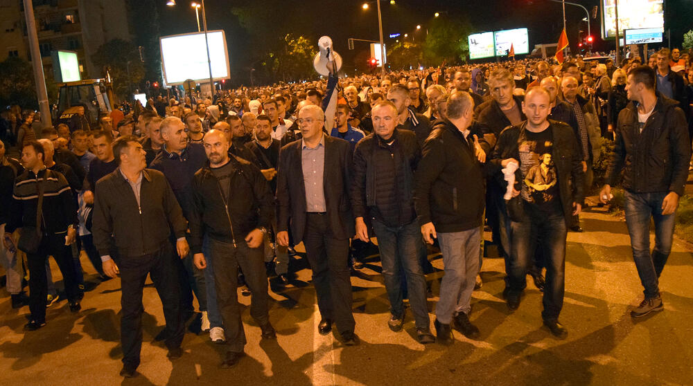 DF protesti, Nebojša Medojević, Andrija Mandić, Milan Knežević, Branko Radulović