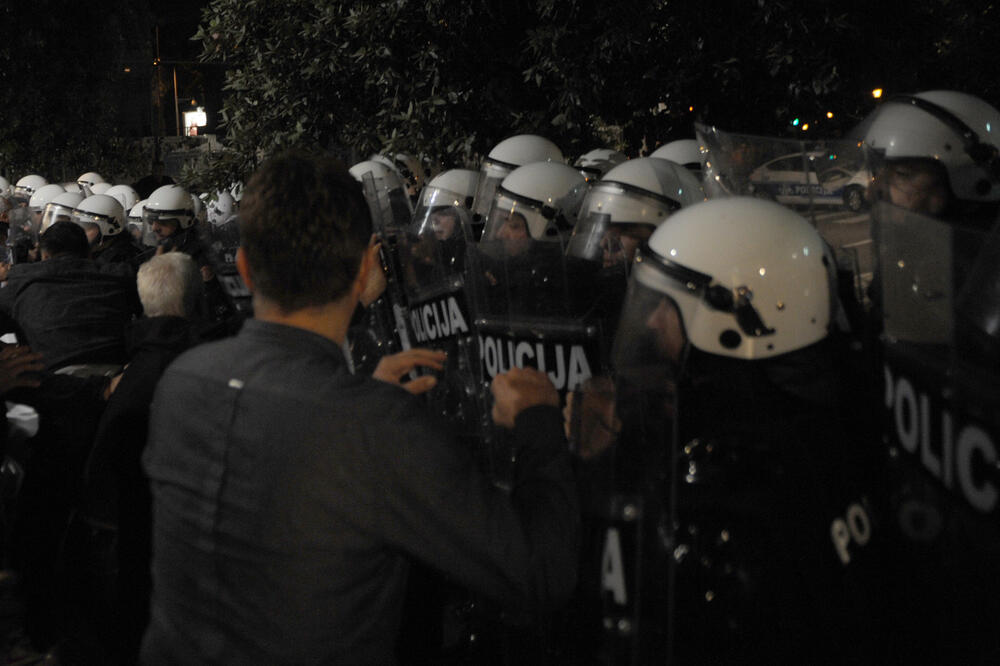 Podgorica protesti, Foto: Savo Prelević