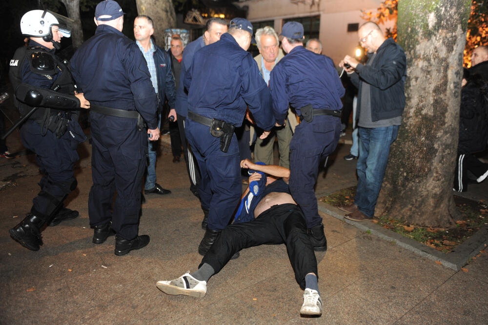 Podgorica protesti, Foto: Savo Prelević