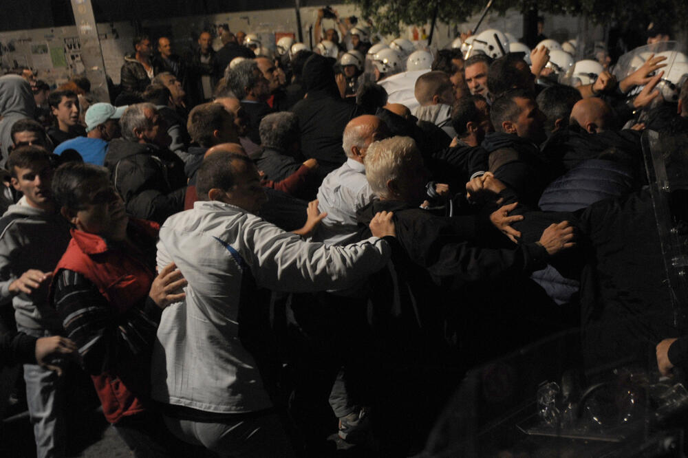 Podgorica protesti, Foto: Savo Prelević