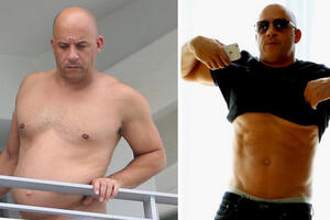 Vin Dizel se riješio stomaka za šest dana