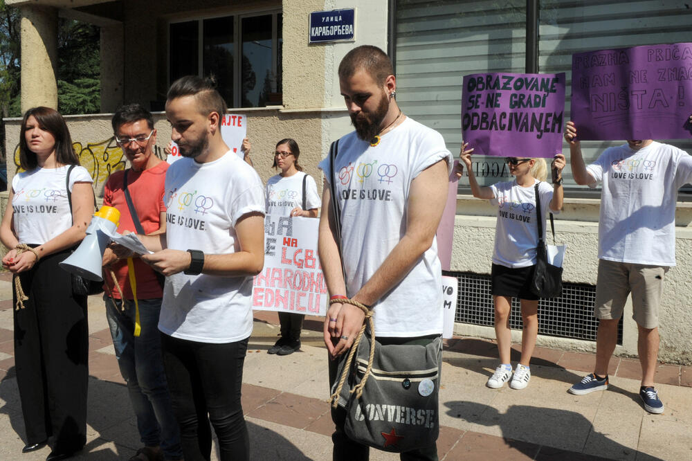 LGBT, protest, Foto: Savo Prelević
