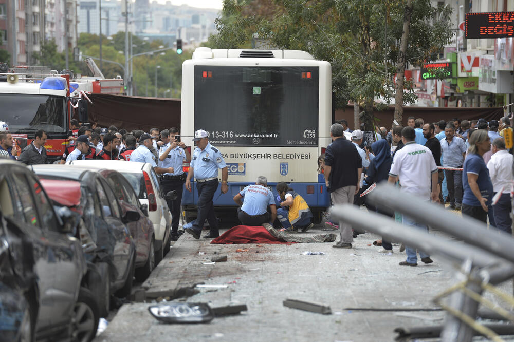 Ankara eksplozija, Foto: Beta/AP