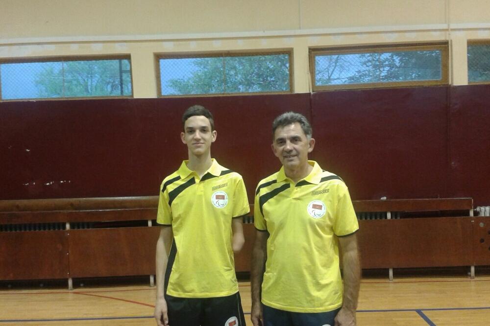 Filip Radović i Nikolaj Lupulesku, Foto: Paraolimpijski komitet Crne Gore