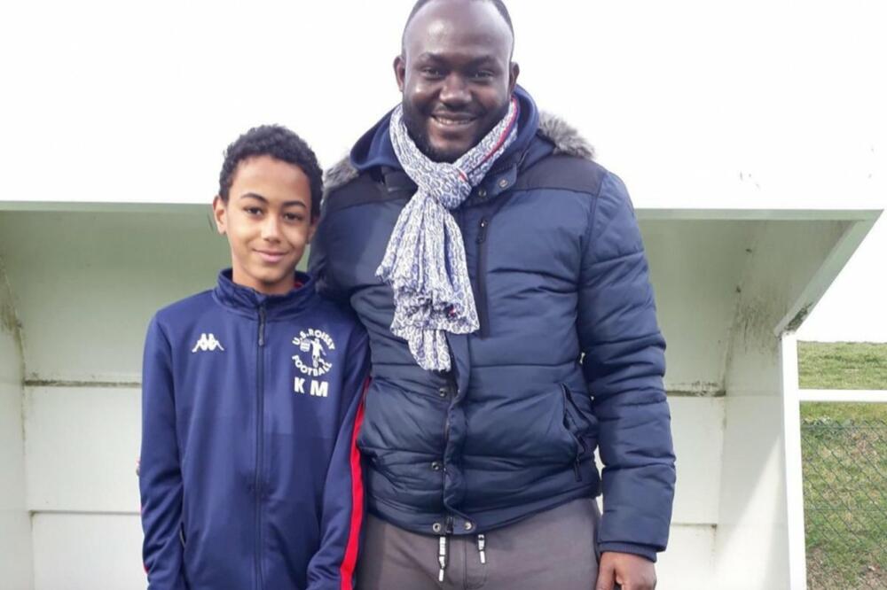 Kilijan Mbape sa ocem Erikom