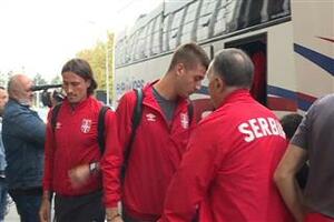 Srpski fudbaleri stigli u Elbasan
