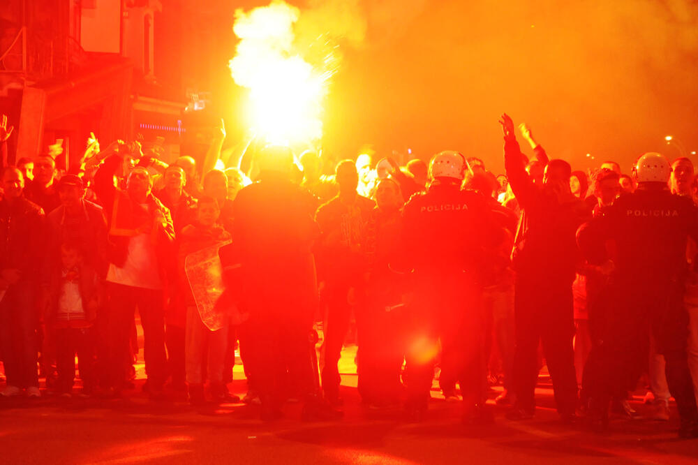 Crna Gora - Švedska navijači, Foto: Vijesti