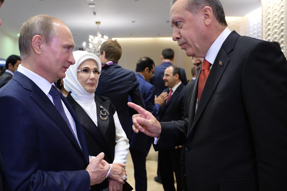 Vladimir Putin, Redžep Tajip Erdogan, Foto: Beta/AP
