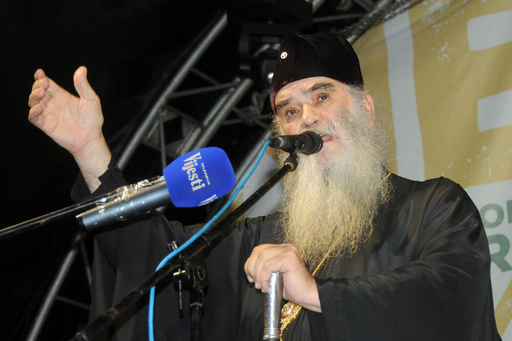 Amfilohije, Protest DF, Foto: Boris Pejović